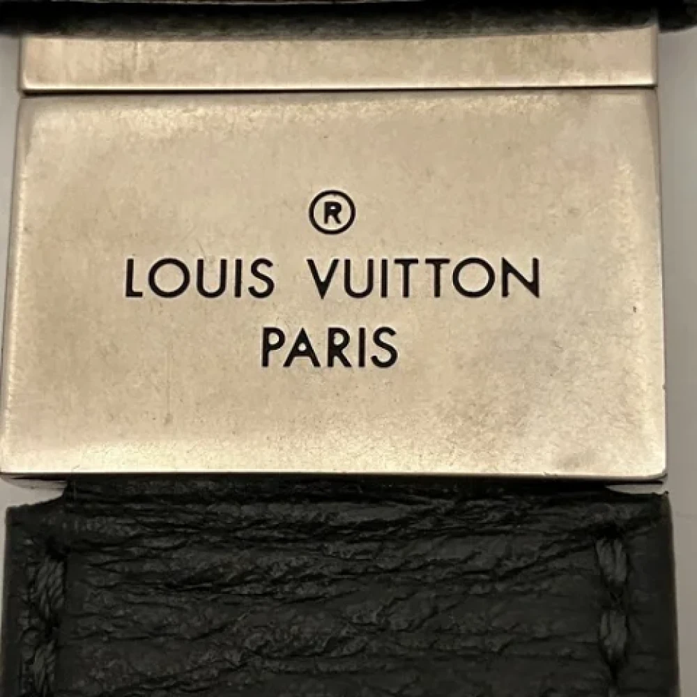 Louis Vuitton Vintage Pre-owned Leather belts Black Heren