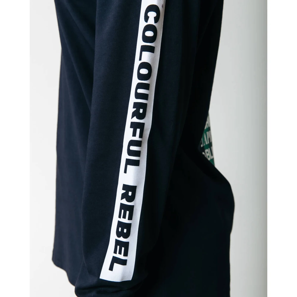 Colourful Rebel Wereldtour Rose Longsleeve Tee Black Dames