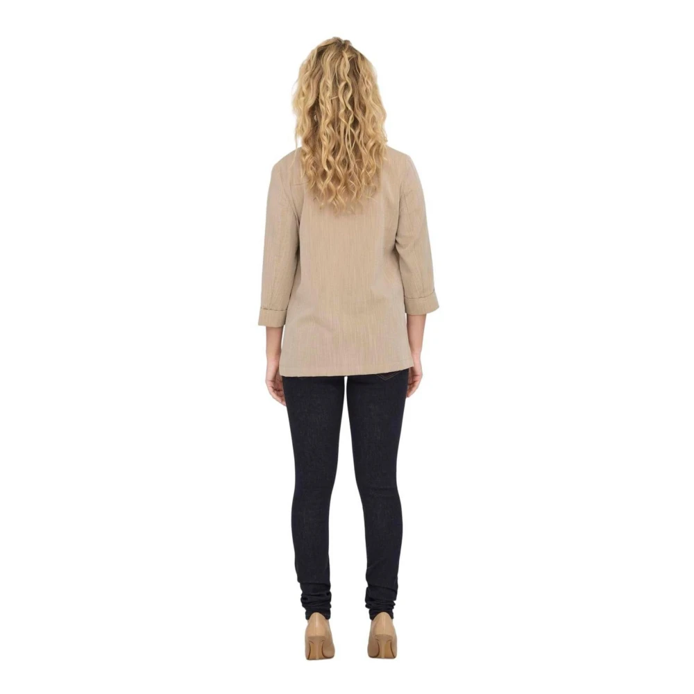 Only Lente Zomer Damesjas Beige Dames