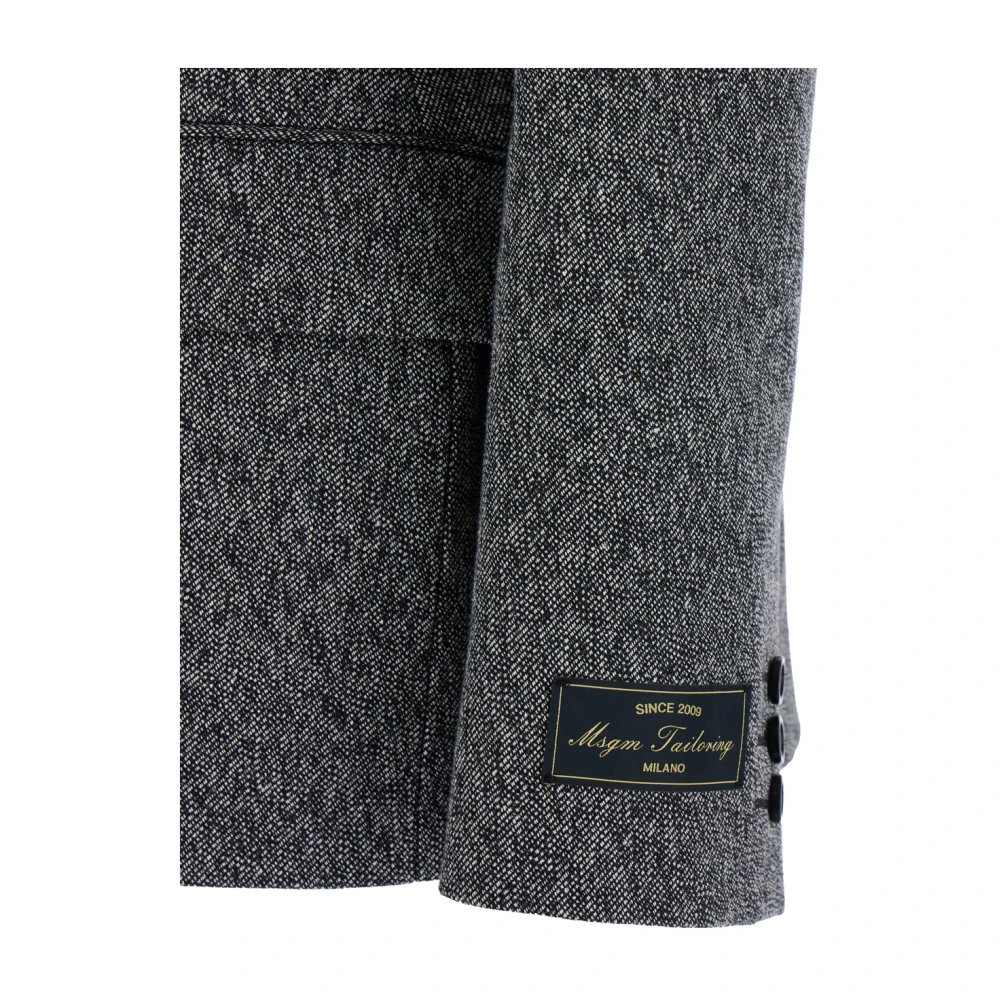 Msgm Grijze Jas voor Mannen Gray Dames