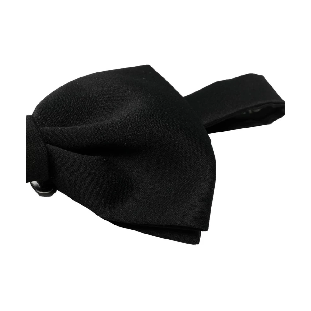 Tagliatore Zwarte Strik Met Kliksluiting Black Heren