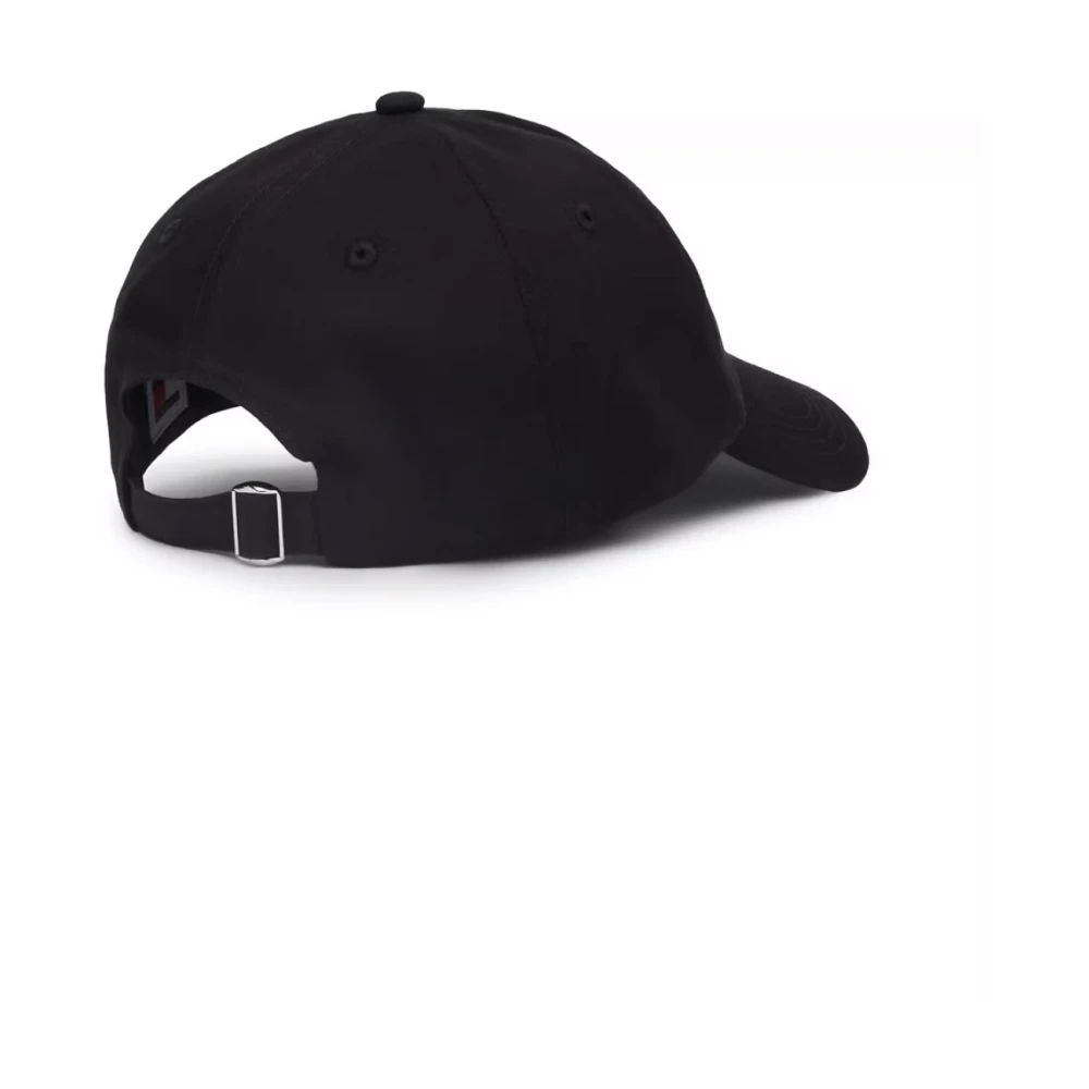 Tommy Hilfiger Katoenen Logo Patch Pet Zwart Black Heren