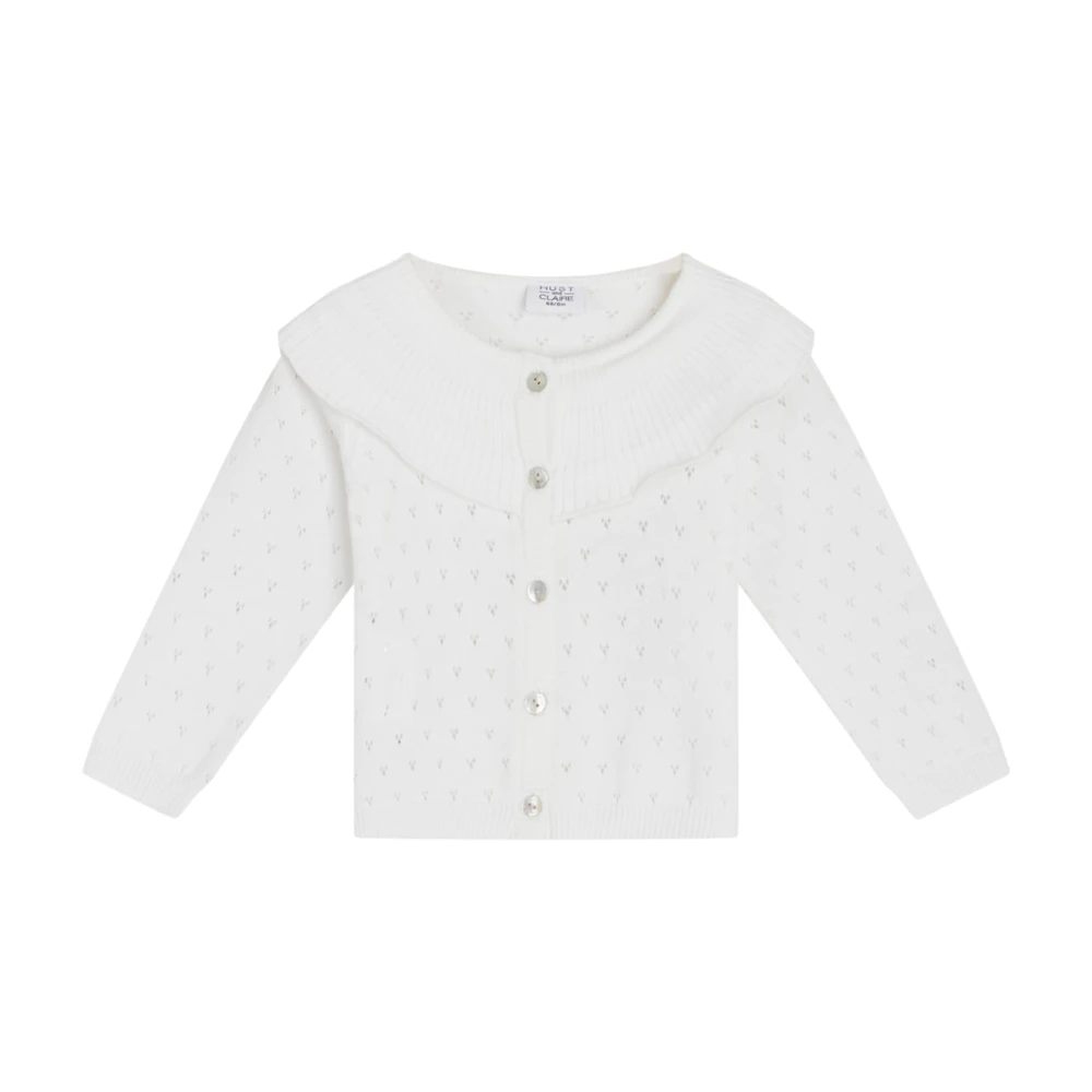 Hust And Claire Pen Cardigan White
