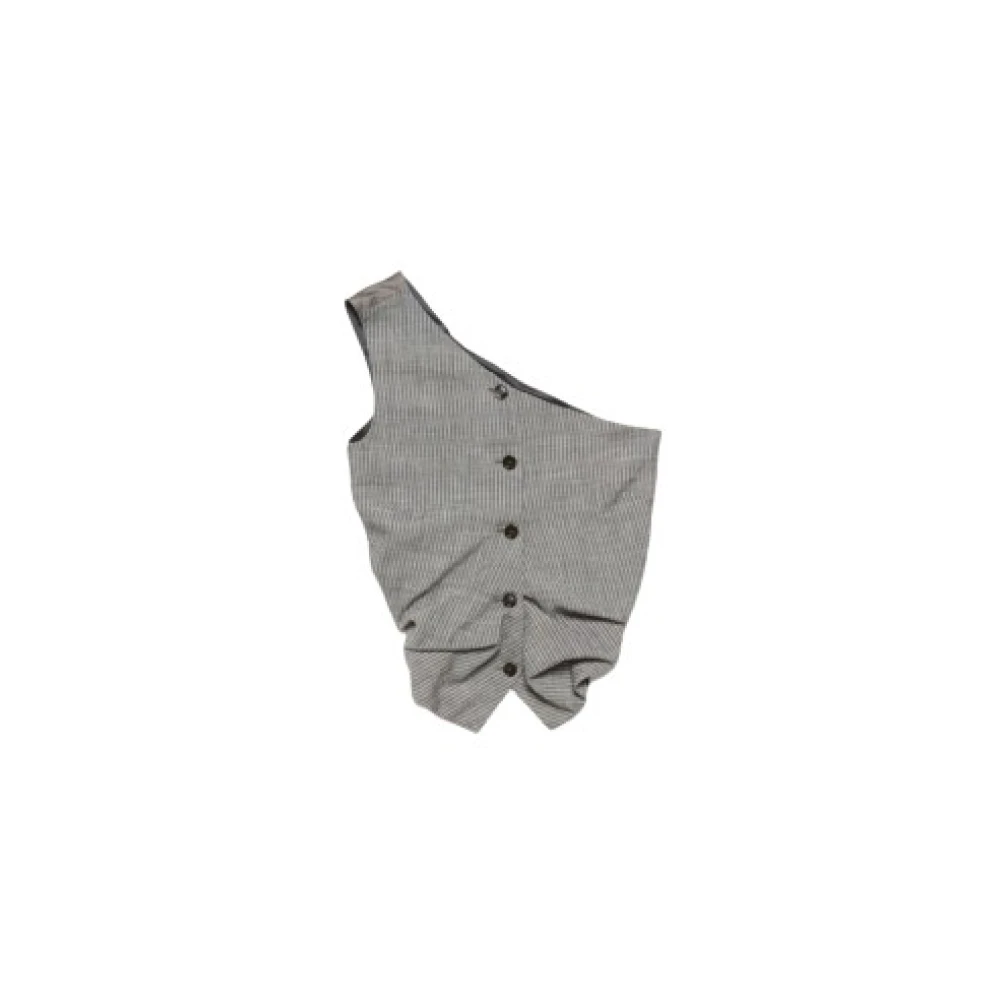 Acne Studios Stijlvolle Gilet Luxe Mode Gray Dames