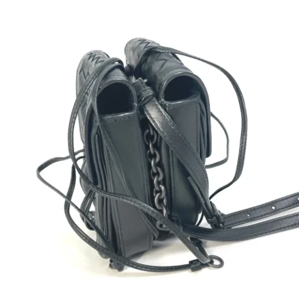 Bottega Veneta Vintage Pre-owned Leather pouches Black Dames