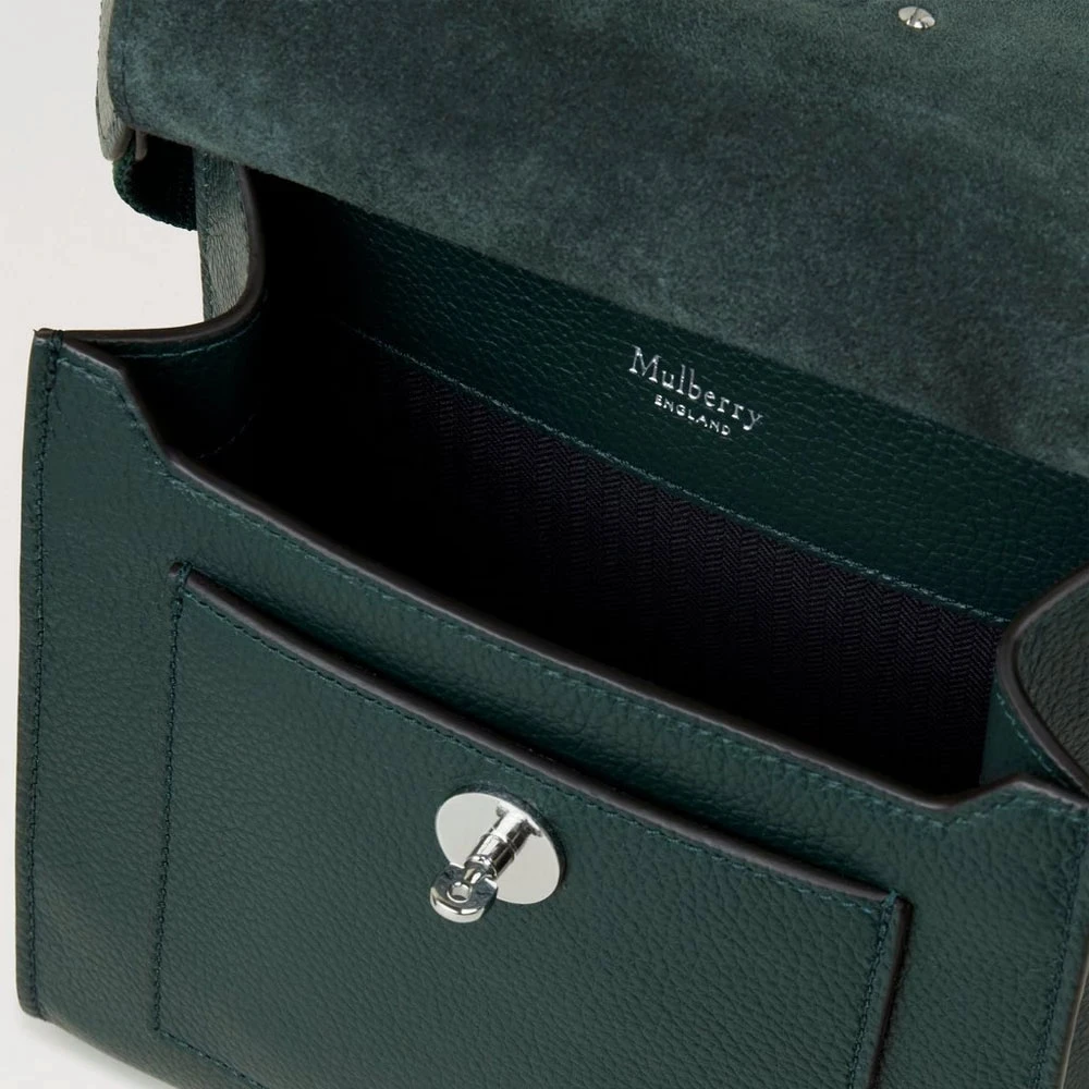 Mulberry Kleine Antony Groene Leren Schoudertas Green Dames