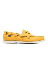 Mocassins de quai en cuir jaune
