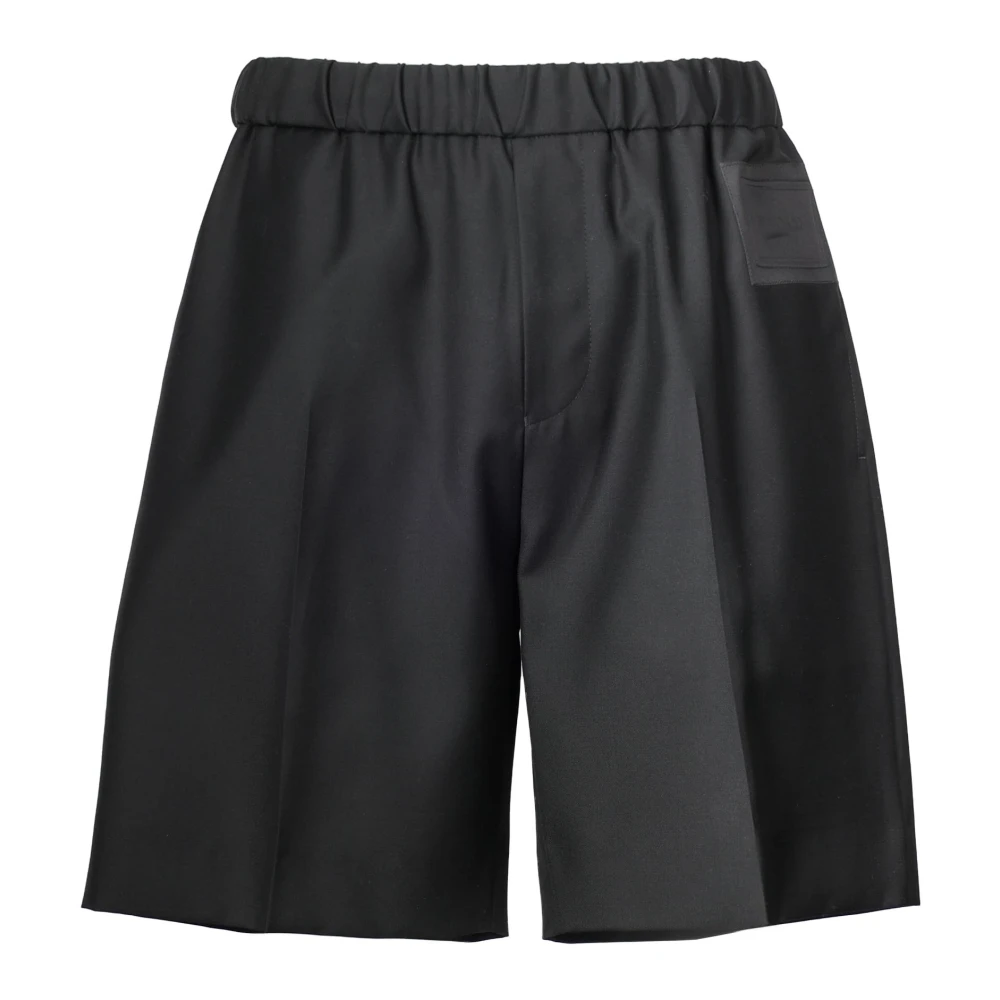 Givenchy Bermuda Shorts met Koord en Logo Black Heren