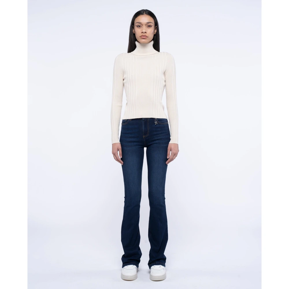 John Richmond Gestreepte Dolcevita White Dames