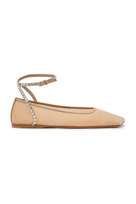 Beige Vita Ballerinaskor