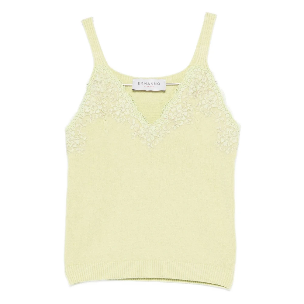Tops > Sleeveless Tops - - Ermanno Scervino - Modalova