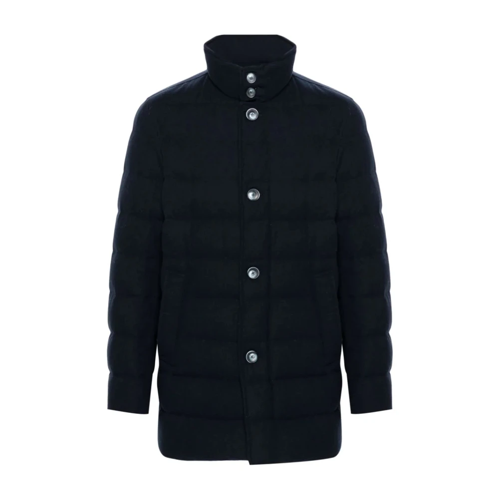 Herno Medium Down Jacket voor Mannen Black Heren