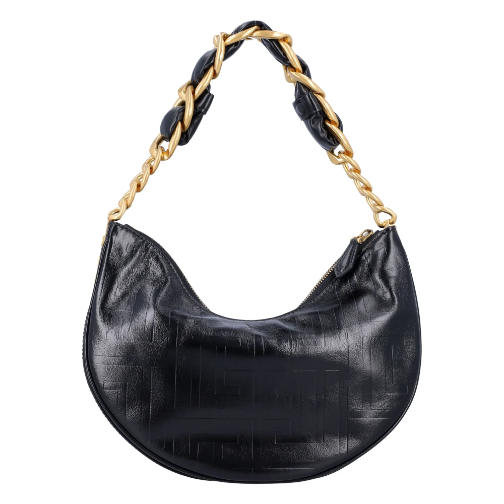 Balmain Zwarte Handtas met Kettinghengsel Black Dames