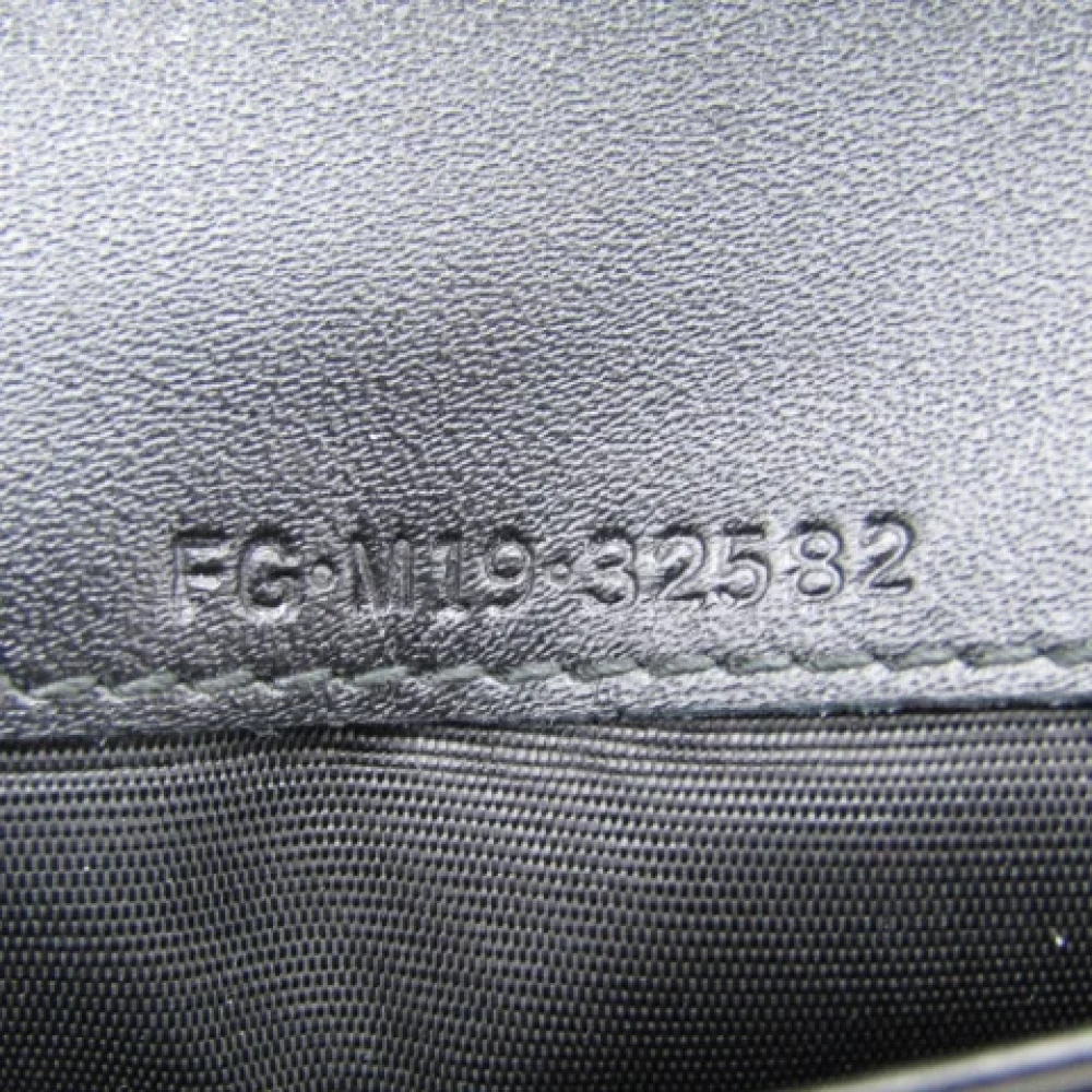 Bvlgari Vintage Pre-owned Leather wallets Black Dames