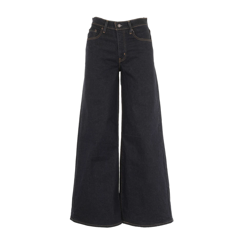 Levi's Blå 728 High Rise Wide Leg Jeans