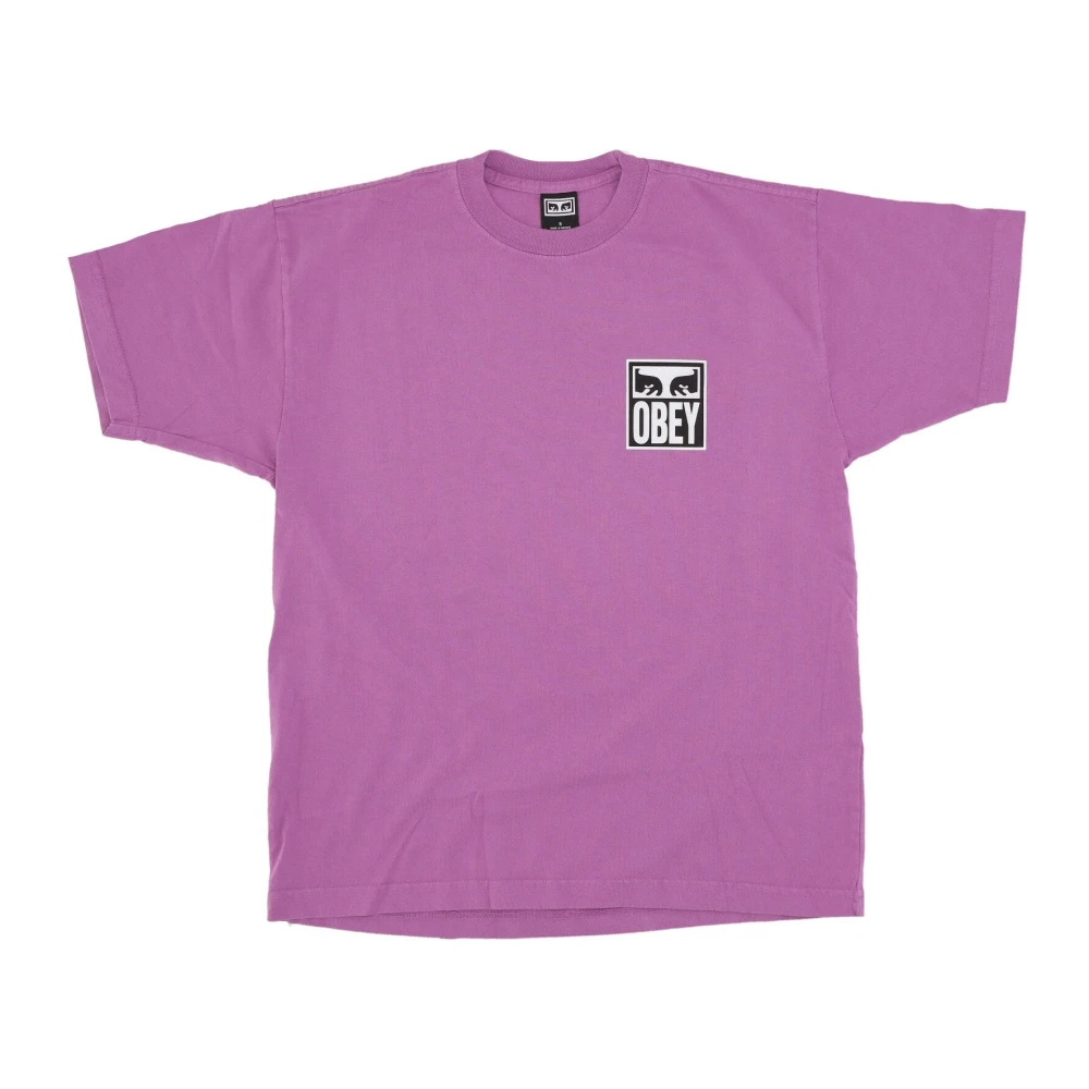 Obey Eyes Icon 2 Mulberry Purple T-Shirt Purple Heren