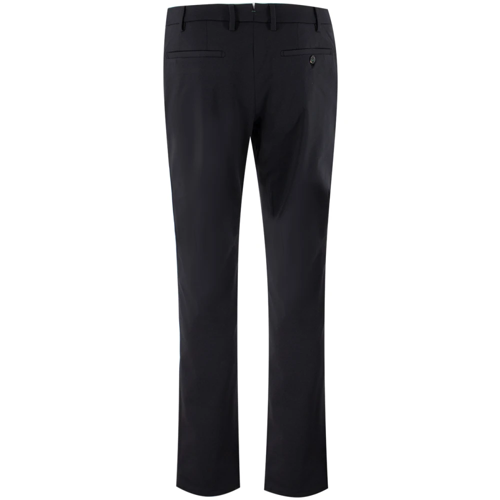Berwich Elegante Regular Fit Broek Black Heren