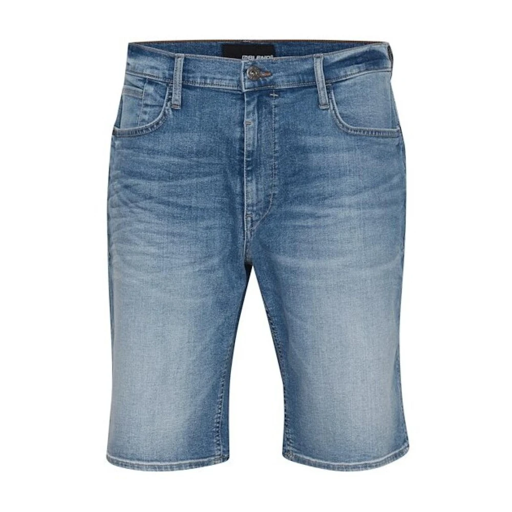 Lys Denim Shorts med Lommer