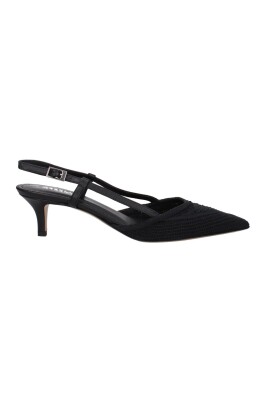 black-fabric-buckle-sandals