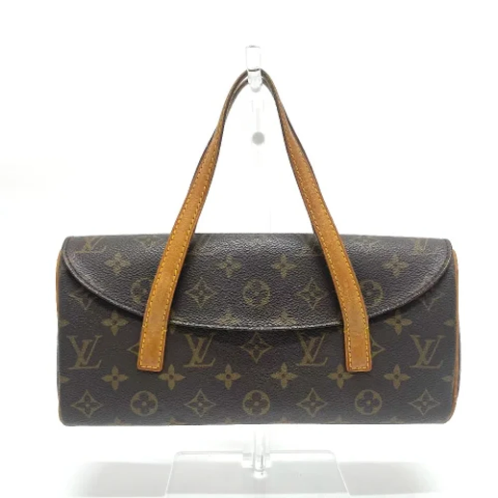 Louis Vuitton Vintage Pre-owned Cotton louis-vuitton-bags Brown Dames