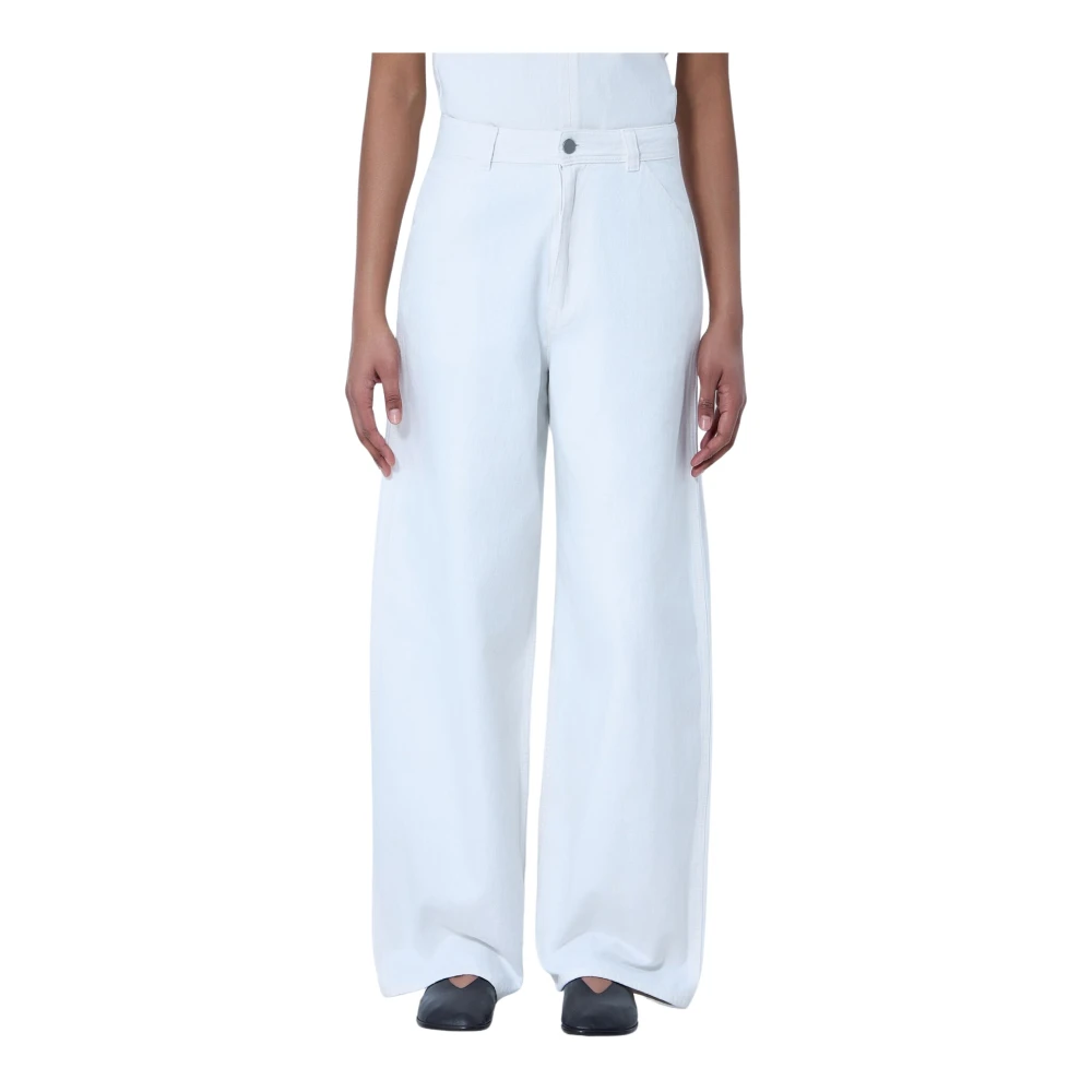 Lemaire Donna Bianco Jeans, 2XS, New,