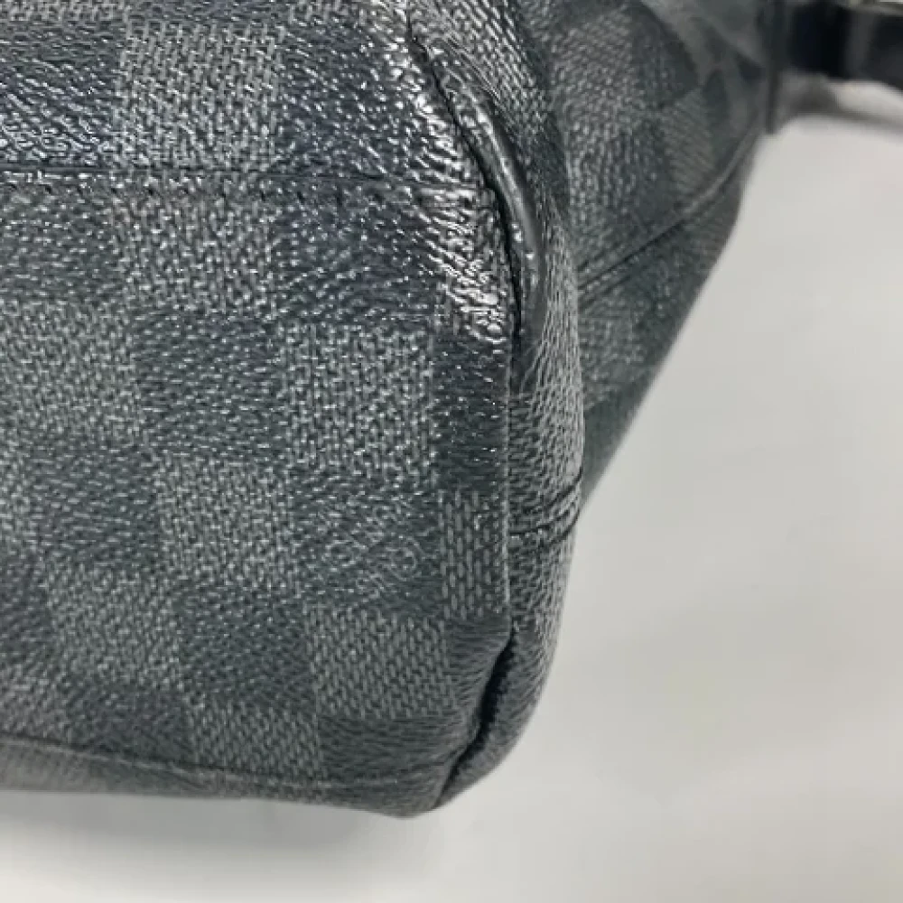 Louis Vuitton Vintage Pre-owned Cotton louis-vuitton-bags Black Dames