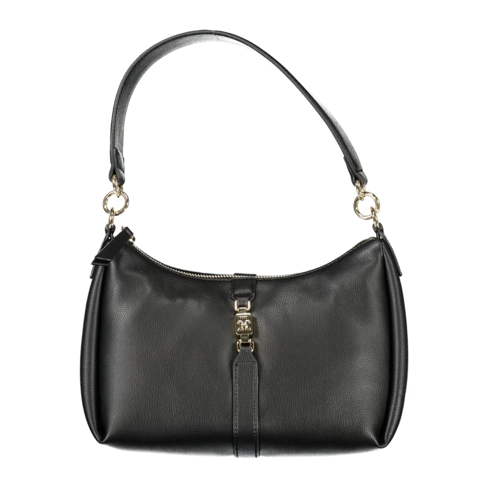 Tommy Hilfiger Zwarte dameshandtas met ritssluiting Black Dames