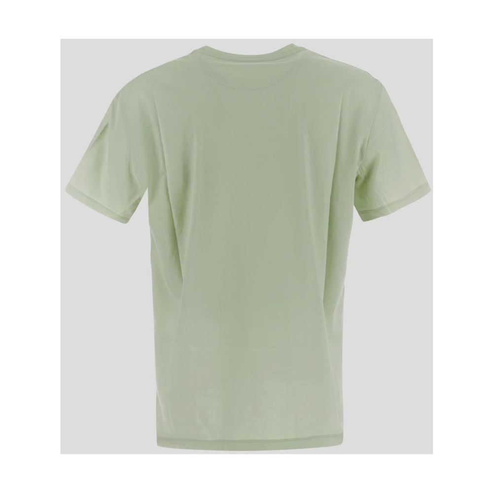 Valentino Katoenen Logo T-Shirt Green Heren