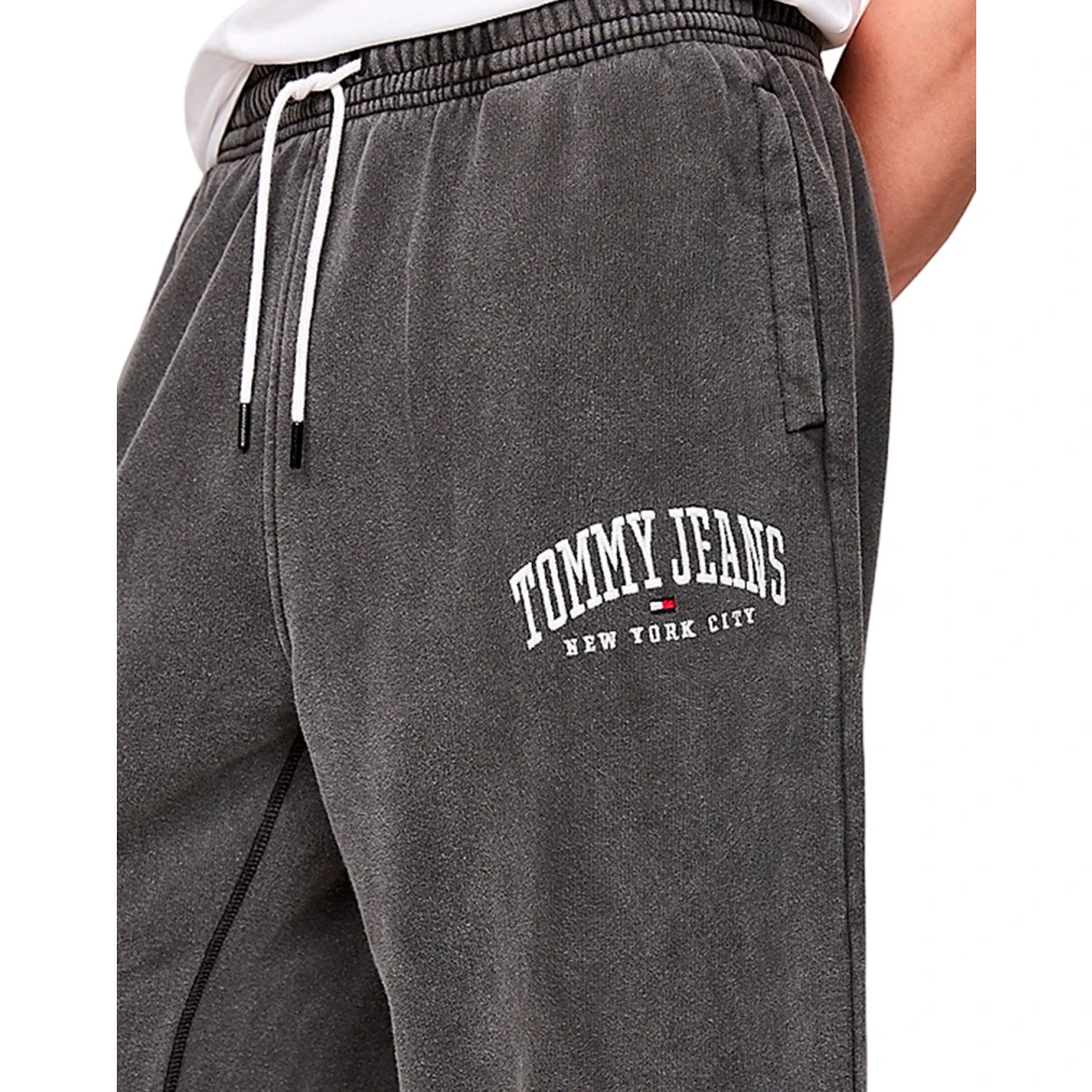Tommy Hilfiger Comfortabele Jogger Sweatpants Black Heren