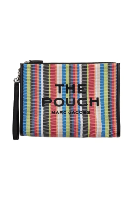 The Stripe Mesh Large Pouch