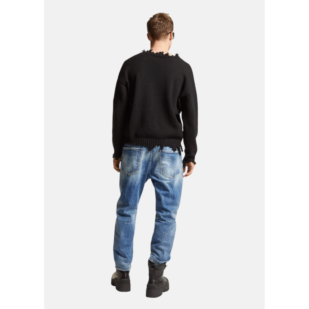 Dsquared2 Vintage Wash Jeans Stijlvol en Praktisch Blue Heren