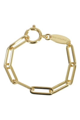 Guld Fyrkantigt Kedjearmband