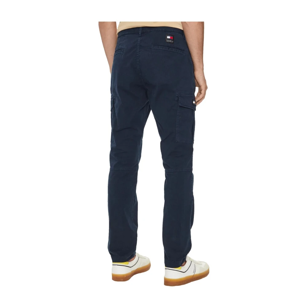 Tommy Hilfiger Moderne Cargo Broek Lichtgewicht Austin Blue Heren