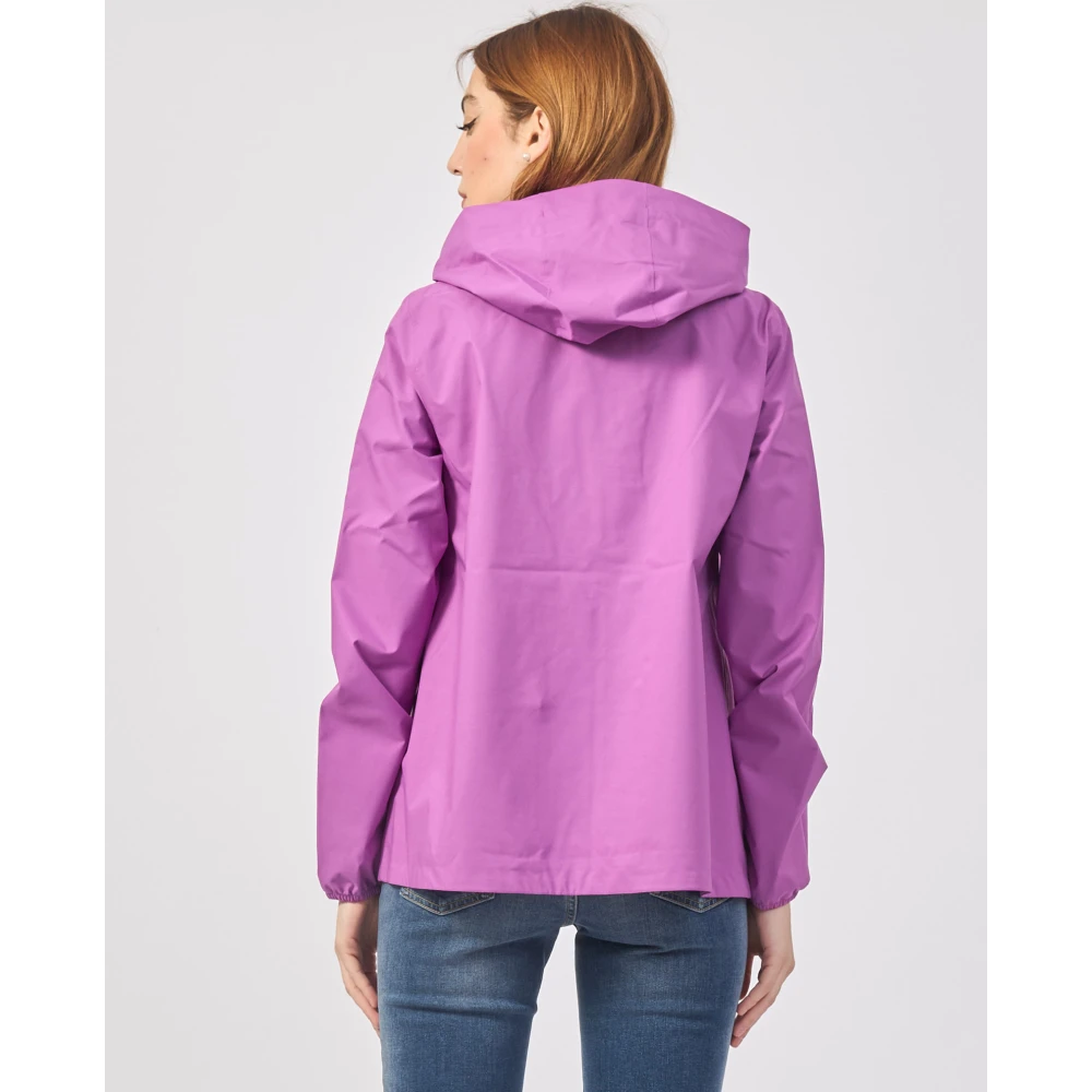 K-way Paarse Slim Fit Jas Marguerite Purple Dames