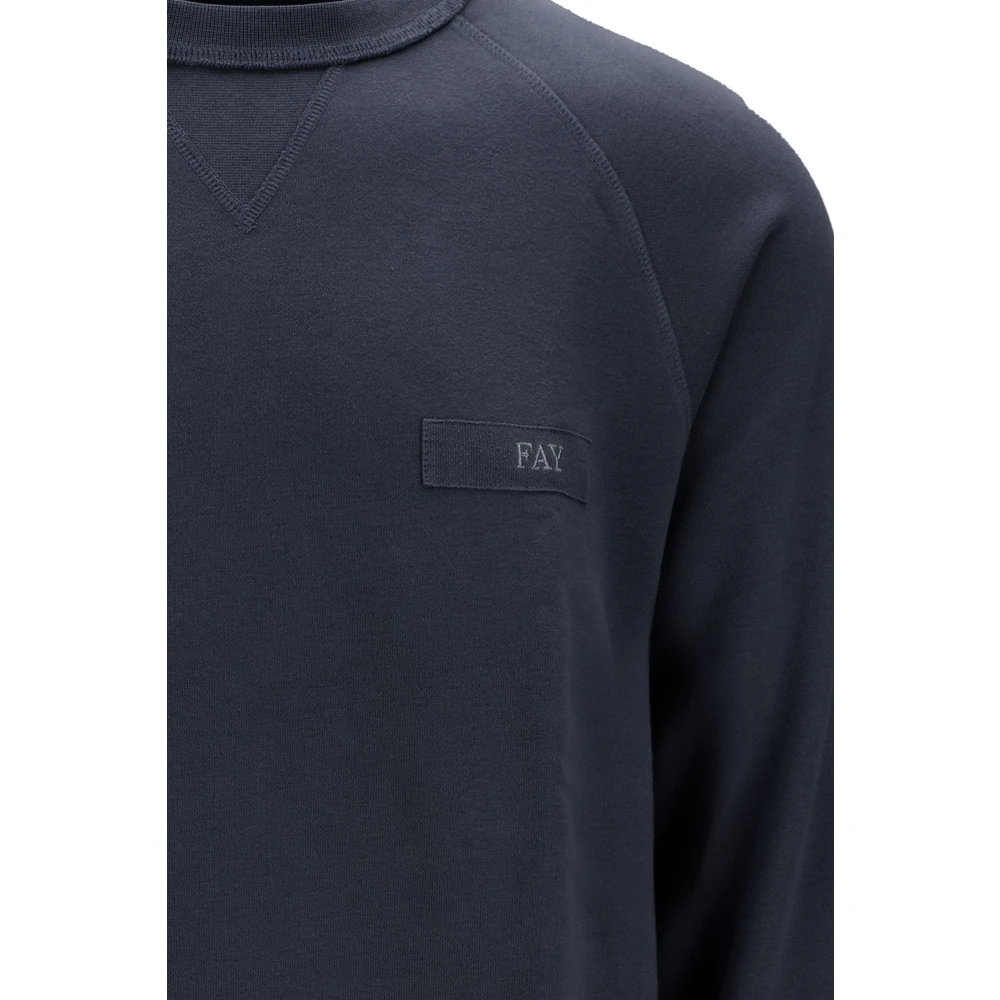 Fay Heren Pullover Sweater Blue Heren