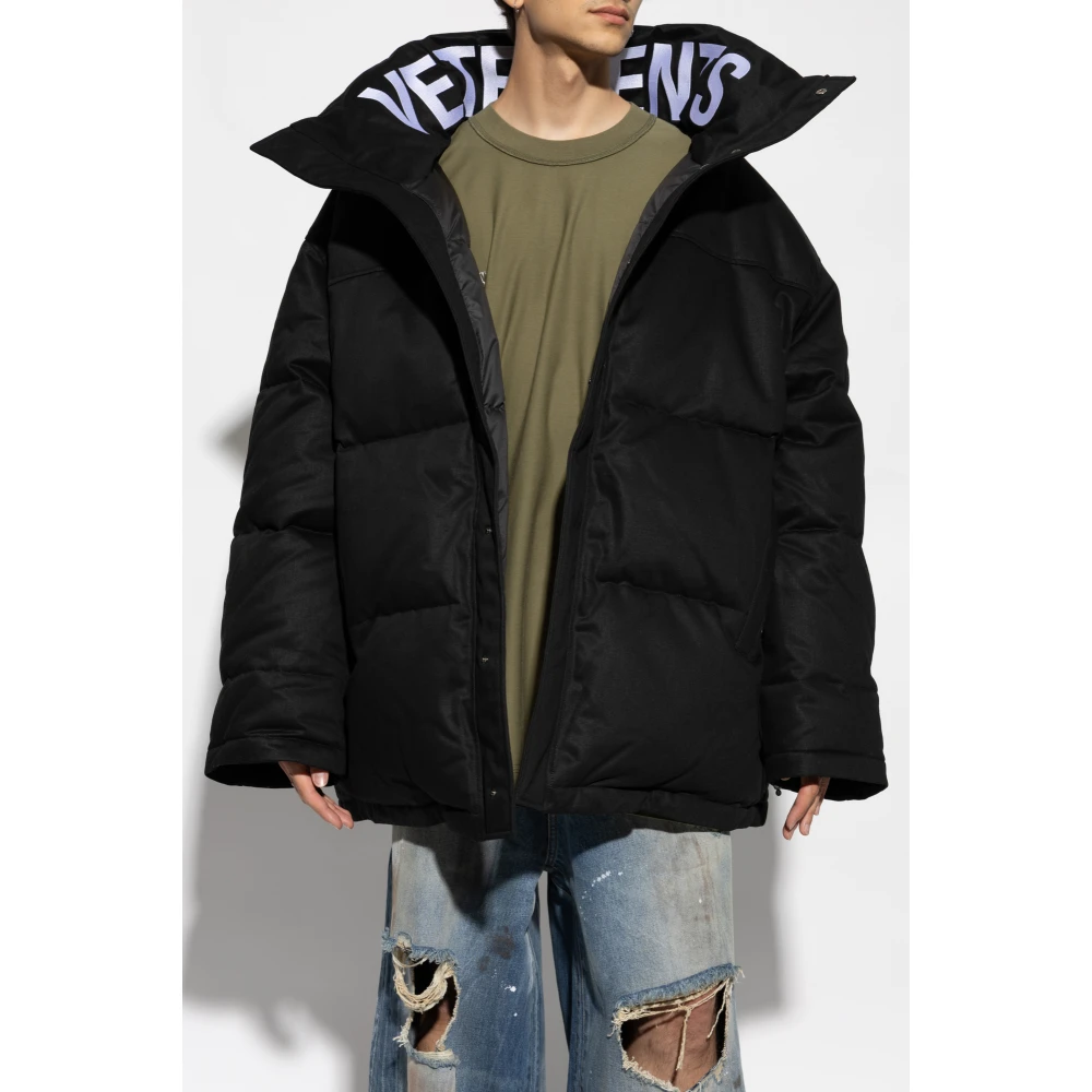 Vetements Jas met zakken Black Heren