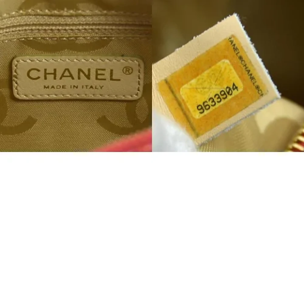 Chanel Vintage Pre-owned Leather shoulder-bags Red Dames