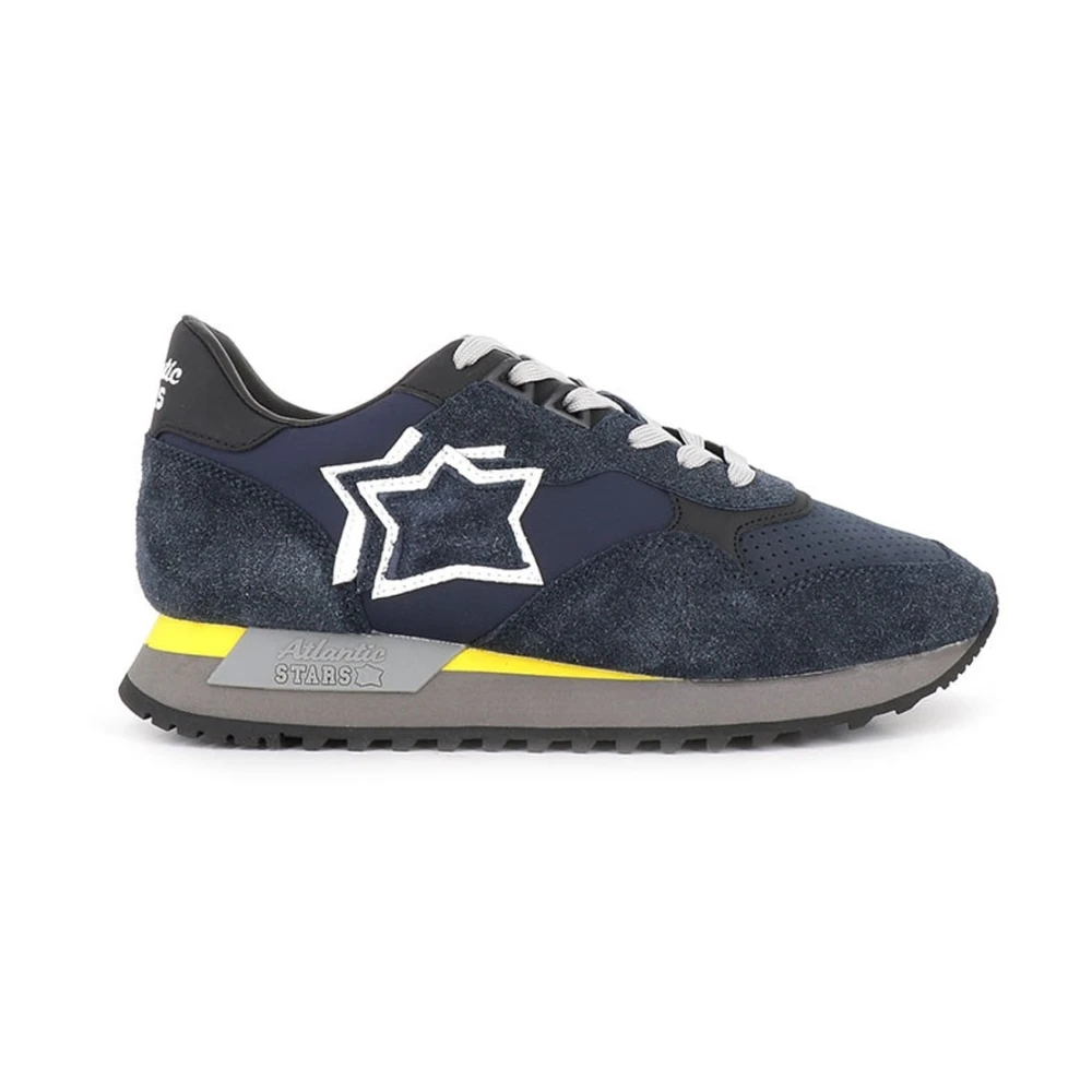 Atlantic Stars Casual Sneakers Leer Stof Dracoc Heren Schoenen Blauw
