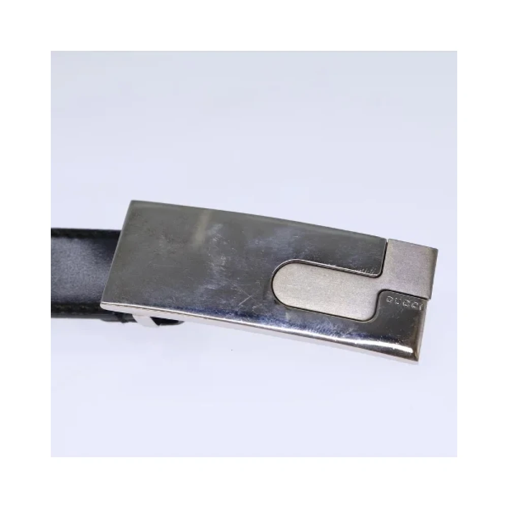 Gucci Vintage Pre-owned Leather belts Black Dames