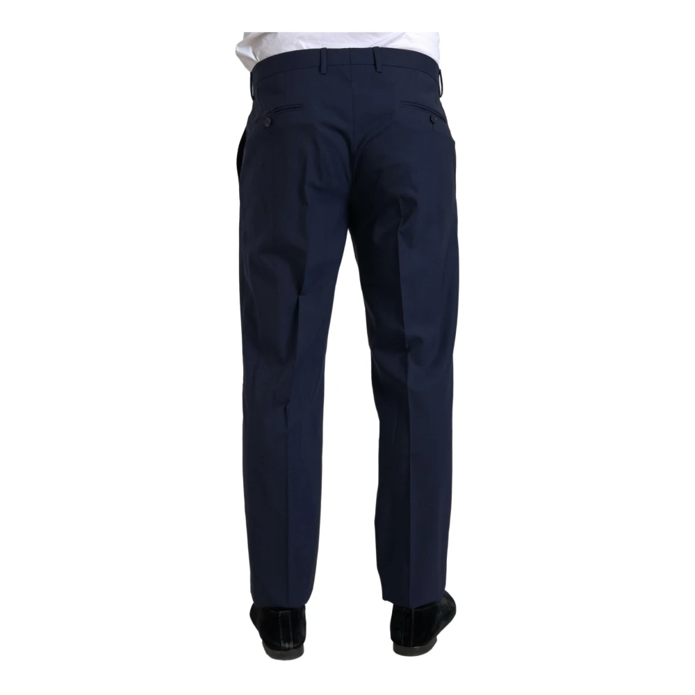 Dolce & Gabbana Blauw Classic Fit Suit Martini Blue Heren
