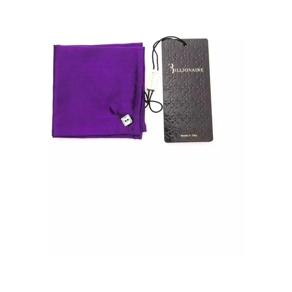 Billionaire Italian Couture Purple Sisal Ties & Bowty Purple Heren