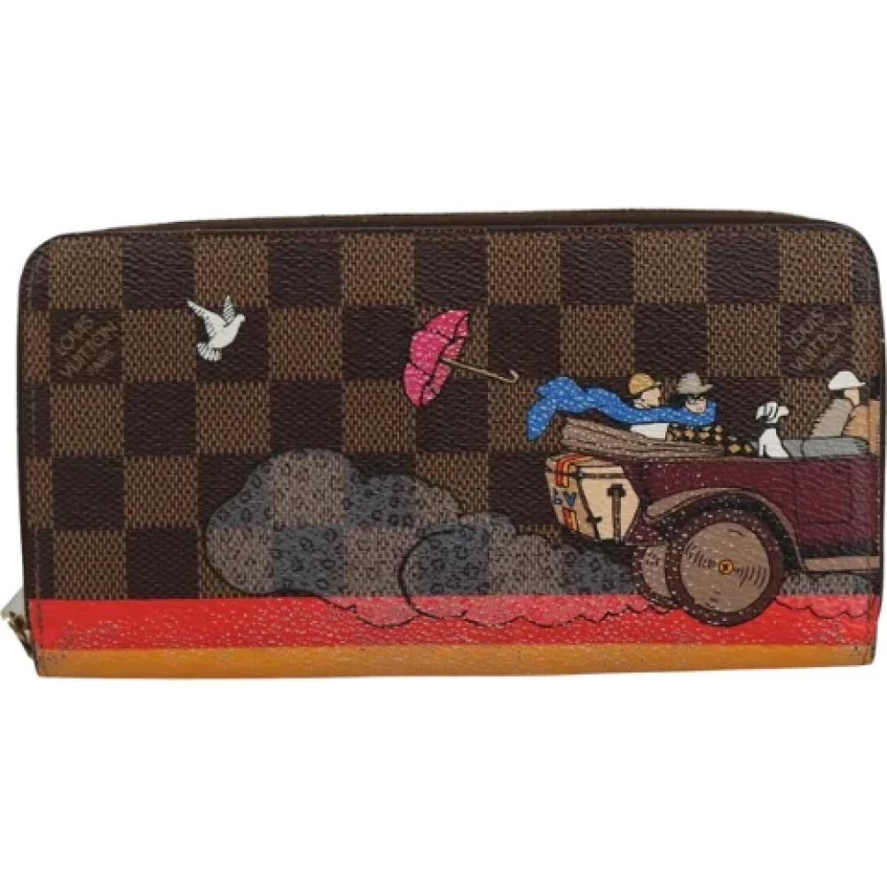 Louis Vuitton Vintage Pre-owned Canvas wallets Brown Dames