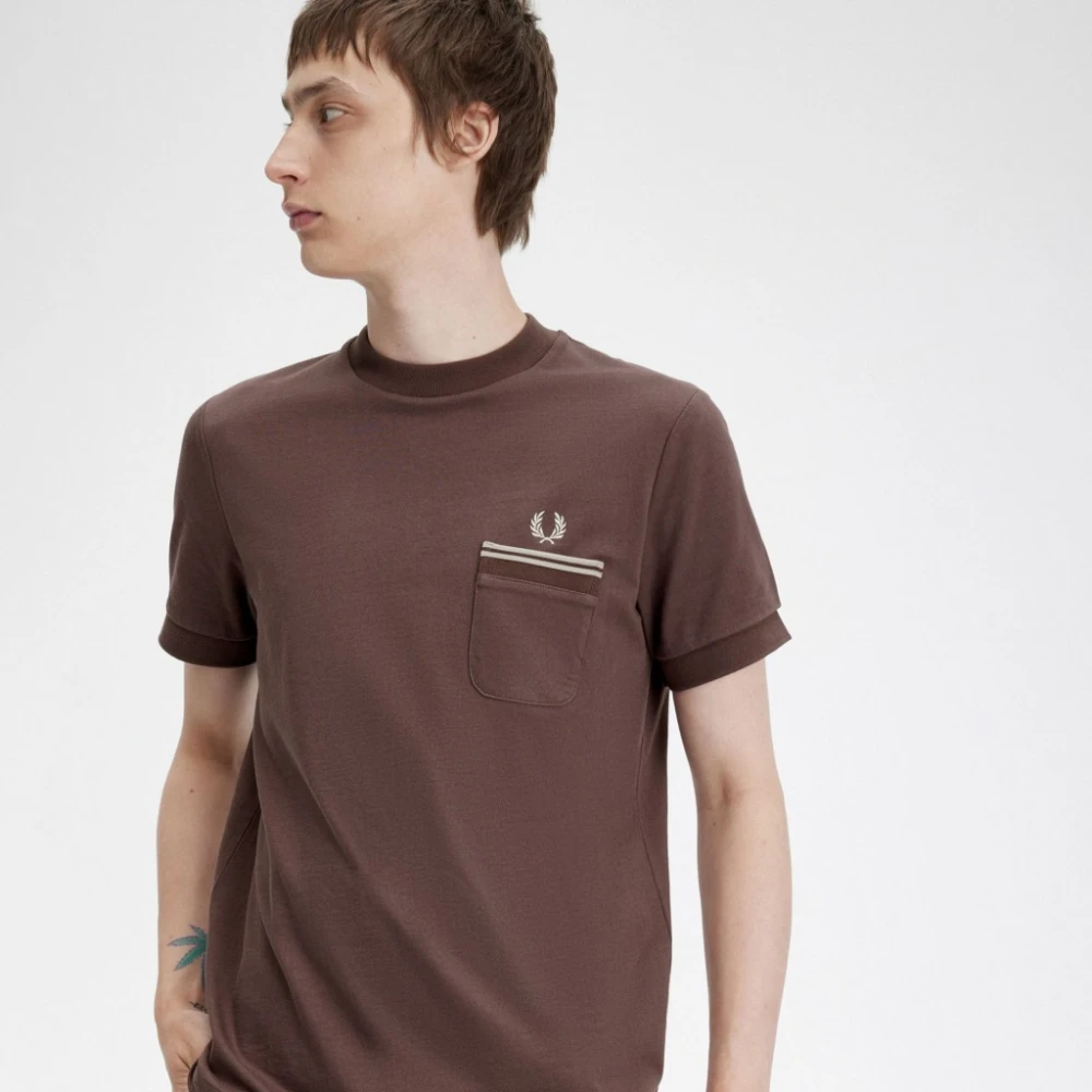 Fred Perry Shirts Red Heren