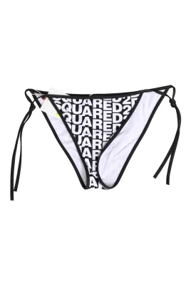 Nylon Logo Print Bikini Bottom