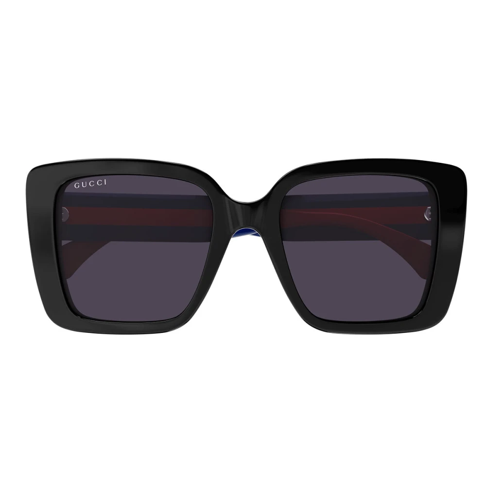 Gucci Unisex Black Sunglasses, 53 Mm, Oversized Butterfly Sunglasses