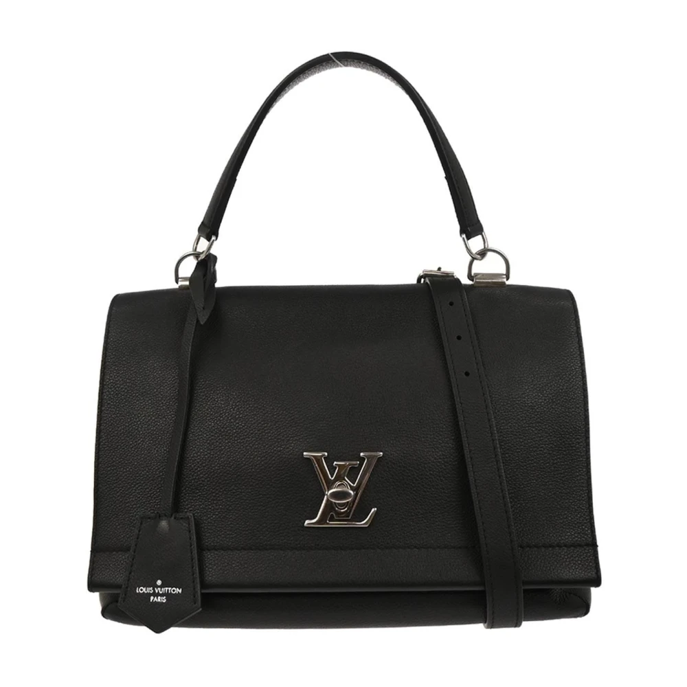 Louis Vuitton Vintage Women's Black Pre-Owned Vintage Monogram Empreinte Leather Handbag