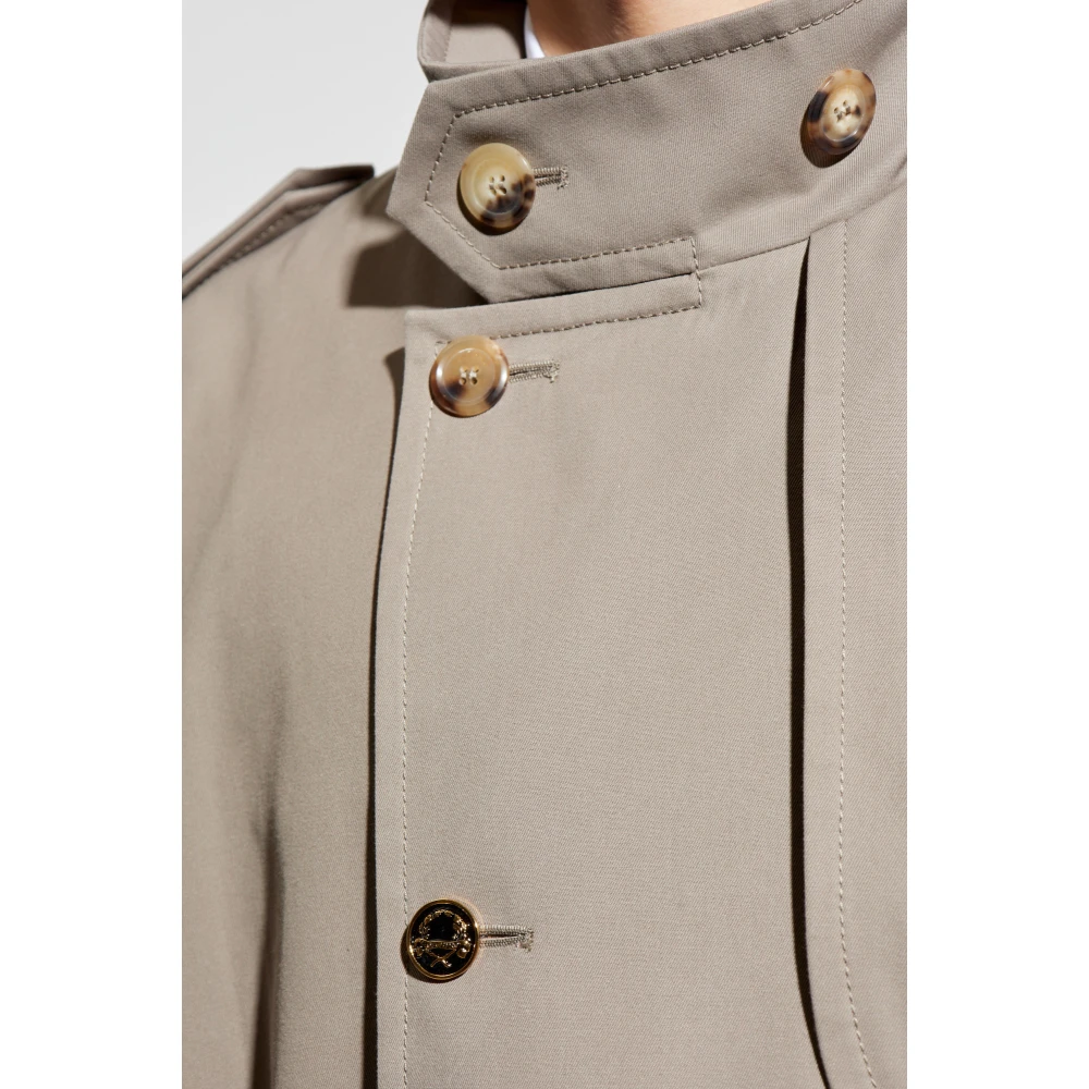 Moschino Losvallende trenchcoat Gray Heren
