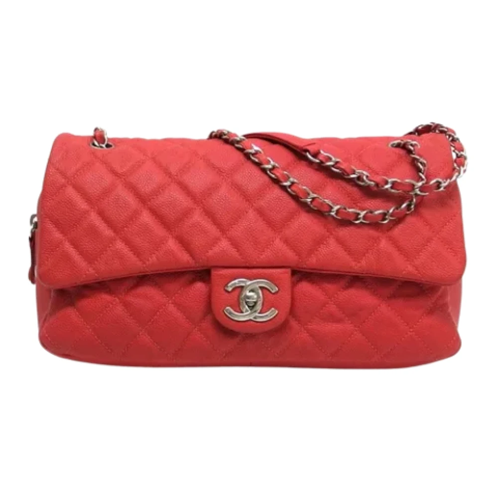 Chanel Vintage Pre-owned Leather chanel-bags Red Dames