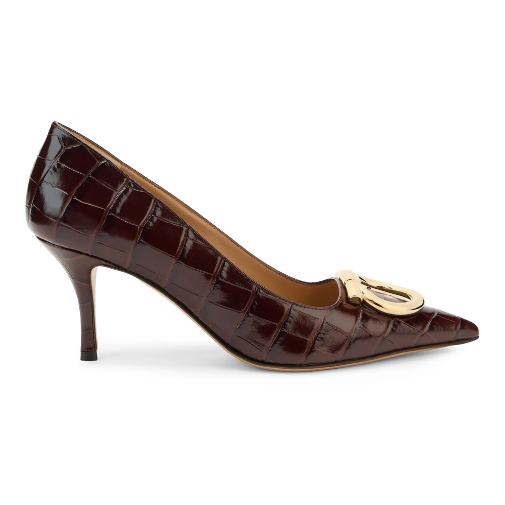 Ferragamo Donna Marrone - Décolleté Maxi Gancini - Shoes - 37 Eu - Immagine 2