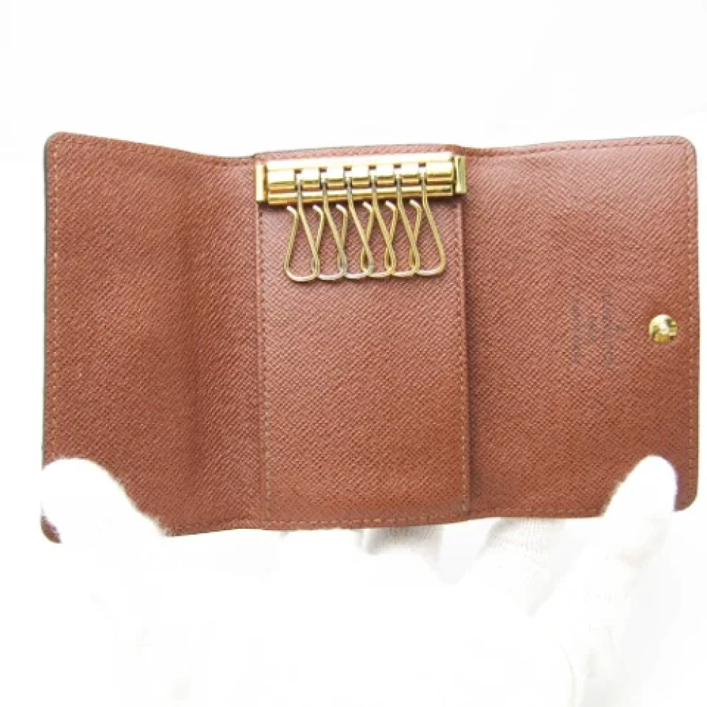 Louis Vuitton Vintage Pre-owned Canvas key-holders Brown Dames